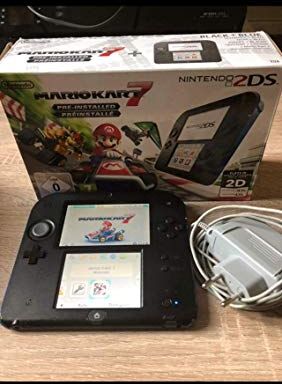 Nintendo 2DS Nero/Blu + Mario Kart 7 Preinstallato [Bundle]