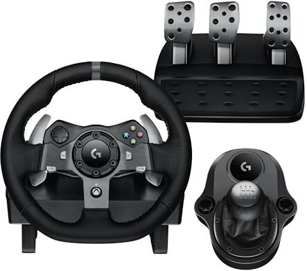 Logitech G920 Driving Force Volante da Corsa e Manopola del Cambio, per Xbox One/PC