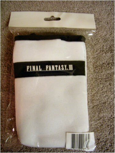 Square Enix 2006 Nintendo DS Lite Limited Edition Final Fantasy III Exclusive Carrying Case w/ Screen Cloth Set by