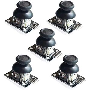 Hailege 5pcs Game Joystick Sensor Game Controller Sensor JoyStick Breakout Module for PS2 Arduino Raspberry Pi