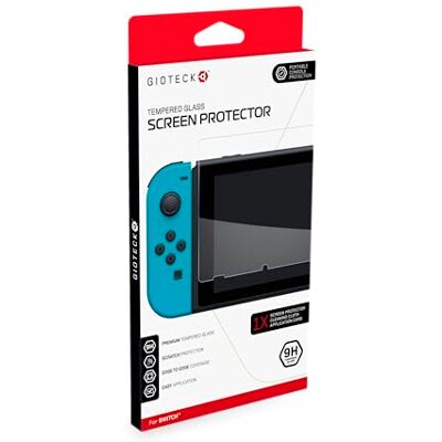 Gioteck Proteggi Schermo per Nintendo Switch Pellicola Proteggi Schermo in Vetro Temperato 9H Per Lo Schermo da 6,2 Pollici Della Nintendo Switch 1 Unità Gioteck Proteggi Schermo per Nintendo Switch Pellicola Proteggi Schermo in Vetro Temperato 9H Per Lo Schermo da 6,2 Pollici Della Nintendo Switch 1 Unità