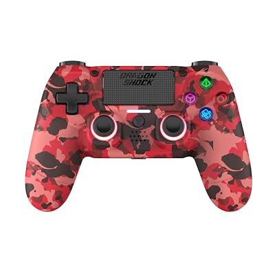 Dragonwar Esprinet MIZAR WIRELESS RED CAMO PS4 Controller Dragonwar Esprinet MIZAR WIRELESS RED CAMO PS4 Controller