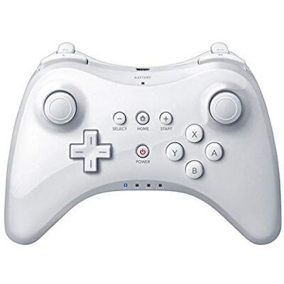 OSTENT Extension Wireless Pro Controller compatibile per Nintendo Wii U Gamepad Console Color White OSTENT Extension Wireless Pro Controller compatibile per Nintendo Wii U Gamepad Console Color White