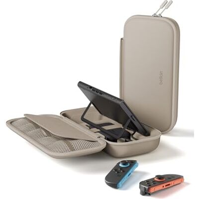 Belkin Gaming Custodia per Nintendo Switch 2 con Power Bank 10K Beige Belkin Gaming Custodia per Nintendo Switch 2 con Power Bank 10K Beige