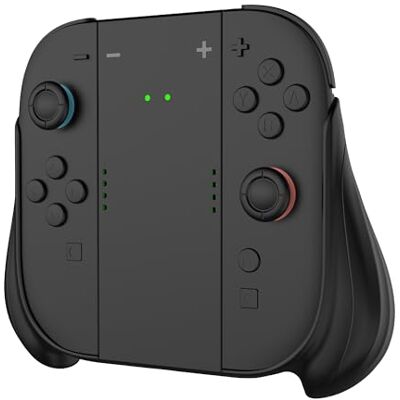 SUBSONIC Impugnatura Ergonomica per Joy-Con Switch 2 e Supporto di Ricarica Joy-Con 2 Caricabatterie e Impugnatura Switch 2 Accessorio Compatibile con Nintendo Switch 2 Nero SUBSONIC Impugnatura Ergonomica per Joy-Con Switch 2 e Supporto di Ricarica Joy-Con 2 Caricabatterie e Impugnatura Switch 2 Accessorio Compatibile con Nintendo Switch 2 Nero