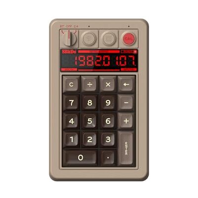 8Bitdo Retro 18 Mechanical Numpad, Supports Calculator Mode, Bluetooth/2.4G/Wired Numpad for Windows and Android C64 Edition 8Bitdo Retro 18 Mechanical Numpad, Supports Calculator Mode, Bluetooth/2.4G/Wired Numpad for Windows and Android C64 Edition