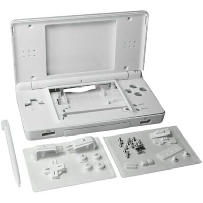 OSTENT Kit Completo per Custodia di Ricambio per Parti di Riparazione per Nintendo DS Lite NDSL, Colore Bianco OSTENT Kit Completo per Custodia di Ricambio per Parti di Riparazione per Nintendo DS Lite NDSL, Colore Bianco