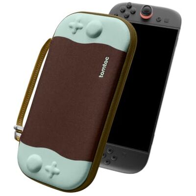 tomtoc Custodia per Nintendo Switch 2 (2025), Borsa da Trasporto per Console con 12 Cartucce di Gioco, Slim Carry Case Sottile da Viaggio con Brevetto Originale e Protezione di livello Militare tomtoc Custodia per Nintendo Switch 2 (2025), Borsa da Trasporto per Console con 12 Cartucce di Gioco, Slim Carry Case Sottile da Viaggio con Brevetto Originale e Protezione di livello Militare