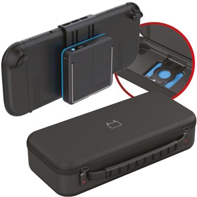 Venom Custodia Power per Nintendo Switch 2 con Power Bank da 10.000 mAh e Alloggiamento Giochi Venom Custodia Power per Nintendo Switch 2 con Power Bank da 10.000 mAh e Alloggiamento Giochi