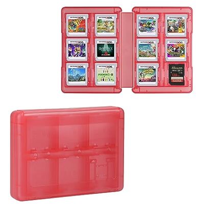 kwmobile Scatola Porta Schede Giochi Compatibile con Nintendo 3DS Custodia Portaschede Videogiochi per 28 Cartucce rosa antico kwmobile Scatola Porta Schede Giochi Compatibile con Nintendo 3DS Custodia Portaschede Videogiochi per 28 Cartucce rosa antico