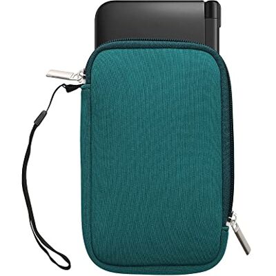 kwmobile Custodia Protettiva Compatibile con Nintendo 3DS XL Astuccio con Chiusura Zip in Neoprene petrolio kwmobile Custodia Protettiva Compatibile con Nintendo 3DS XL Astuccio con Chiusura Zip in Neoprene petrolio