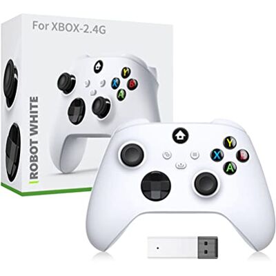Generic SanSixi Compatibile per X BOX Serise X/S Gamepad Controller con ricevitore wireless 2.4G Maniglia di gioco Rocker anti-scivolo per PC Gamepad Accessori (Giallo) Generic SanSixi Compatibile per X BOX Serise X/S Gamepad Controller con ricevitore wireless 2.4G Maniglia di gioco Rocker anti-scivolo per PC Gamepad Accessori (Giallo)