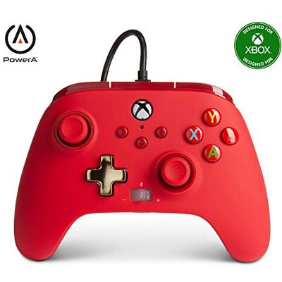 PowerA Controller cablato avanzato per Xbox – Rosso PowerA Controller cablato avanzato per Xbox – Rosso