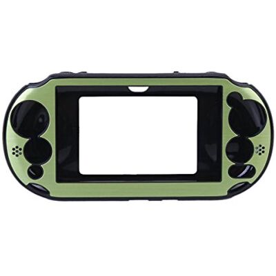OSTENT Custodia protettiva in alluminio colorato in metallo compatibile per Sony PS Vita PSV PCH-2000 Colore verde OSTENT Custodia protettiva in alluminio colorato in metallo compatibile per Sony PS Vita PSV PCH-2000 Colore verde