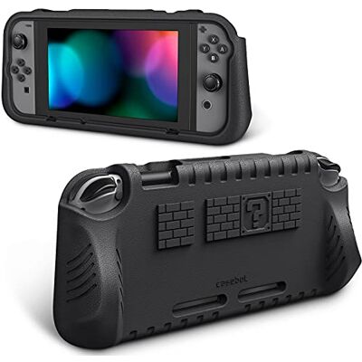 FINTIE Custodia per bambini compatibile con Nintendo Switch con 2 slot per carte da gioco, ultraleggera, antiurto, custodia protettiva con impugnatura ergonomica, impugnatura adatta ai bambini per FINTIE Custodia per bambini compatibile con Nintendo Switch con 2 slot per carte da gioco, ultraleggera, antiurto, custodia protettiva con impugnatura ergonomica, impugnatura adatta ai bambini per