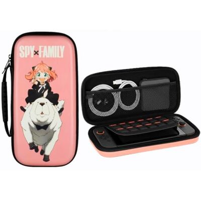 Konix Spy x Family Custodia protettiva e da trasporto per console Nintendo Switch 2 Scomparti per accessori e giochi Motivo Anya e Bond Forger Rosa Konix Spy x Family Custodia protettiva e da trasporto per console Nintendo Switch 2 Scomparti per accessori e giochi Motivo Anya e Bond Forger Rosa
