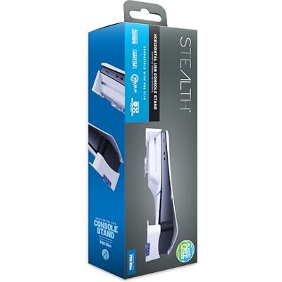 STEALTH Supporto orizzontale sottile per PS5 Compatibile con entrambe le versioni disco e digitale della console PS5 Slim STEALTH Supporto orizzontale sottile per PS5 Compatibile con entrambe le versioni disco e digitale della console PS5 Slim