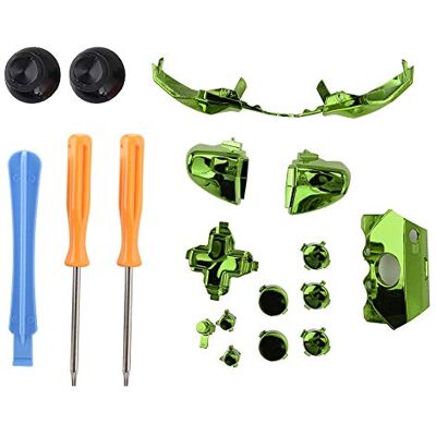VBESTLIFE Pulsanti set di cacciaviti 18 in 1 Parti di ricambio per controller , colorate e personalizzate, facili da installare, robuste e resistenti(verde) VBESTLIFE Pulsanti set di cacciaviti 18 in 1 Parti di ricambio per controller , colorate e personalizzate, facili da installare, robuste e resistenti(verde)