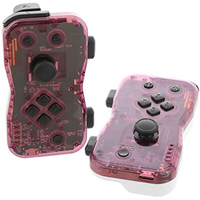 Nyko Dualies Set di controller per Nintendo Switch, colore: viola/bianco, comodo, reattivo e preciso gioco wireless con controllo del movimento, cavo di ricarica USB C Nyko Dualies Set di controller per Nintendo Switch, colore: viola/bianco, comodo, reattivo e preciso gioco wireless con controllo del movimento, cavo di ricarica USB C