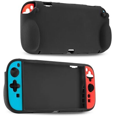 NITHO Custodia Silicone Compatibile con Switch 2, Cover Protettiva Morbida Antiscivolo con Impugnatura Ergonomica, Custodia Antiurto e Antigraffio, Accessori Gaming per Switch 2 (Blu e Rosso) NITHO Custodia Silicone Compatibile con Switch 2, Cover Protettiva Morbida Antiscivolo con Impugnatura Ergonomica, Custodia Antiurto e Antigraffio, Accessori Gaming per Switch 2 (Blu e Rosso)