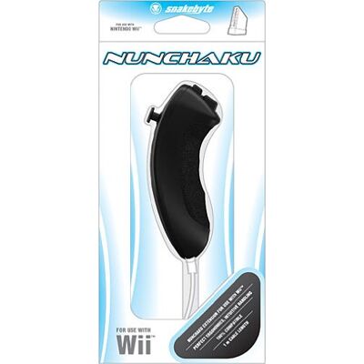 Snakebyte Snake B Wii Nunchaku Wired Black Snakebyte Snake B Wii Nunchaku Wired Black
