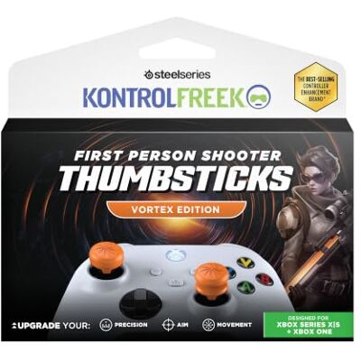 SteelSeries KontrolFreek FPS Freek Vortex for Xbox One and Xbox Series X Controller Arancione SteelSeries KontrolFreek FPS Freek Vortex for Xbox One and Xbox Series X Controller Arancione