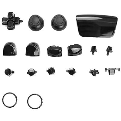 Sintech Set completo di pulsanti per controller BDM-030/040 Playstation 5 PS5 nero, 18 parti, Colori:blu Sintech Set completo di pulsanti per controller BDM-030/040 Playstation 5 PS5 nero, 18 parti, Colori:blu