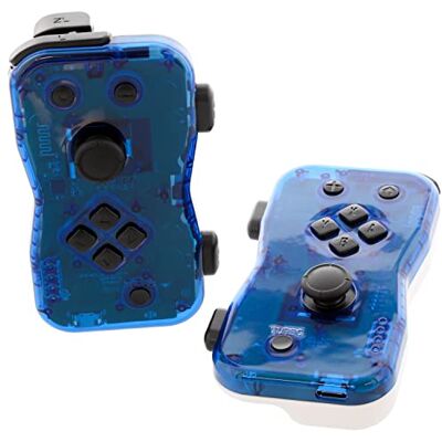Nyko Dualies Controller Set for Nintendo Switch Blue/White: Comfortable, Responsive, and Precise Wireless Gaming with Motion Control, USB C Charge Cable. Joycon Alternative Nyko Dualies Controller Set for Nintendo Switch Blue/White: Comfortable, Responsive, and Precise Wireless Gaming with Motion Control, USB C Charge Cable. Joycon Alternative