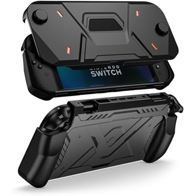 ProCase Custodia per Nintendo Switch 2 2025 con Coperchio Frontale Rimovibile -Nero ProCase Custodia per Nintendo Switch 2 2025 con Coperchio Frontale Rimovibile -Nero