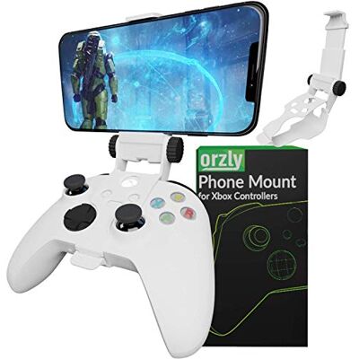 Orzly Supporto per telefono per controller Xbox Series X S, morsetto regolabile per Xbox One Orzly Supporto per telefono per controller Xbox Series X S, morsetto regolabile per Xbox One
