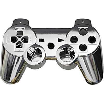 OSTENT Kit di pulsanti di alloggiamento della scatola del controller completo compatibile per controller Sony PS3 Bluetooth colore argento OSTENT Kit di pulsanti di alloggiamento della scatola del controller completo compatibile per controller Sony PS3 Bluetooth colore argento