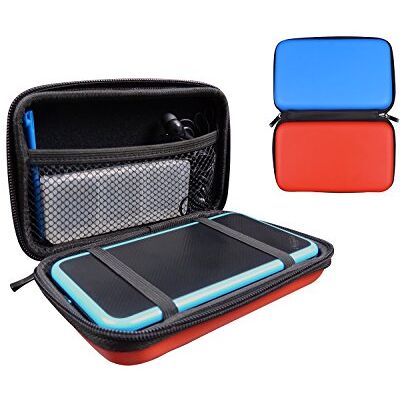 SUBSONIC Custodia per Nintendo New 2ds Xl e New 3ds Xl Custodia Rigida e Resistente Agli Urti per Nintendo New 3ds Xl e New 2ds Xl Console e Accessori Borsa Blu e Rossa SUBSONIC Custodia per Nintendo New 2ds Xl e New 3ds Xl Custodia Rigida e Resistente Agli Urti per Nintendo New 3ds Xl e New 2ds Xl Console e Accessori Borsa Blu e Rossa