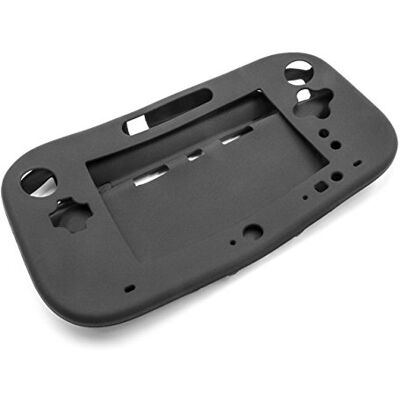 vhbw custodia, case compatibile con Nintendo Wii U Gamepad console di gioco, controller silicone, nero vhbw custodia, case compatibile con Nintendo Wii U Gamepad console di gioco, controller silicone, nero