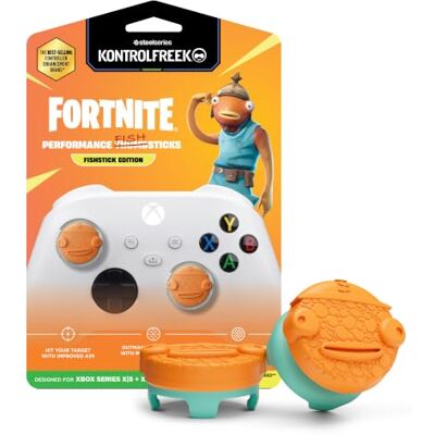 KontrolFreek SteelSeries KF Fortnite® Performance Fishsticks – Fishstick Edition Fortnite® Performance Fishsticks – Fishstick Edition controller Xbox One e Xbox Series X Arancione e blu KontrolFreek SteelSeries KF Fortnite® Performance Fishsticks – Fishstick Edition Fortnite® Performance Fishsticks – Fishstick Edition controller Xbox One e Xbox Series X Arancione e blu