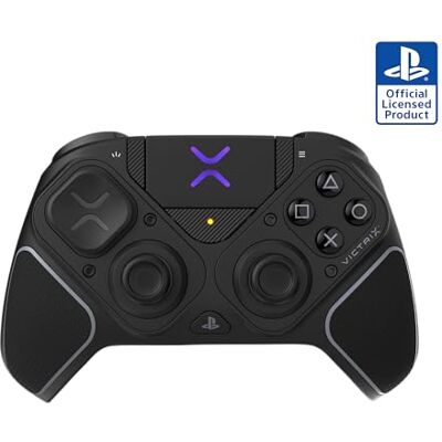 Turtle Beach Victrix Pro BFG Reloaded Nero Controller da gaming modulare wireless PlayStation 5, PlayStation 4, PC, modulo Fightpad, con licenza ufficiale PlayStation. Turtle Beach Victrix Pro BFG Reloaded Nero Controller da gaming modulare wireless PlayStation 5, PlayStation 4, PC, modulo Fightpad, con licenza ufficiale PlayStation.