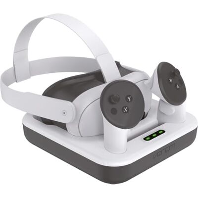 Venom Charging Dock and Rechargeable Battery Packs for Meta Quest 3 Venom Charging Dock and Rechargeable Battery Packs for Meta Quest 3