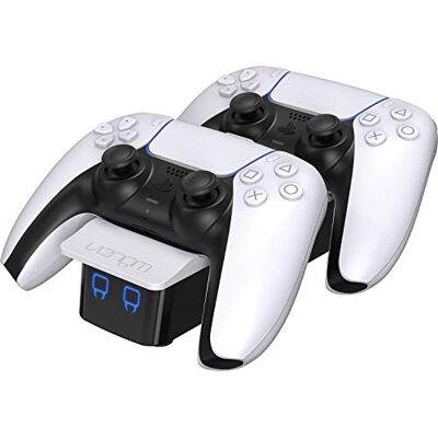 Venom PS5 Controller Twin Docking Station White (PS5) Venom PS5 Controller Twin Docking Station White (PS5)