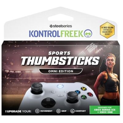 SteelSeries KontrolFreek Omni Gommini per Controller Xbox 2x Copri Analogici Low-Rise per Xbox Series X S & Xbox One Nero SteelSeries KontrolFreek Omni Gommini per Controller Xbox 2x Copri Analogici Low-Rise per Xbox Series X S & Xbox One Nero