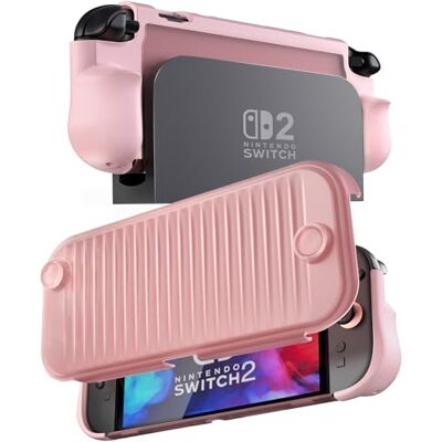 ProCase Custodia Dockable per Nintendo Switch 2 2025, Copertura Protettiva Custodia Slim Grip con Supporto per Switch 2 Console da 7,9 Pollici, Presa Ergonomica e Quick Release -Rosa Chiaro ProCase Custodia Dockable per Nintendo Switch 2 2025, Copertura Protettiva Custodia Slim Grip con Supporto per Switch 2 Console da 7,9 Pollici, Presa Ergonomica e Quick Release -Rosa Chiaro