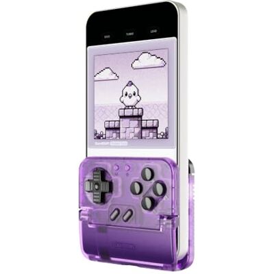 GameSir Pocket Taco Controller di gioco mobile verticale, gamepad Bluetooth per Android, controller di gioco wireless portatile per telefono, batteria 600 mAh, ricarica pass-through, viola GameSir Pocket Taco Controller di gioco mobile verticale, gamepad Bluetooth per Android, controller di gioco wireless portatile per telefono, batteria 600 mAh, ricarica pass-through, viola