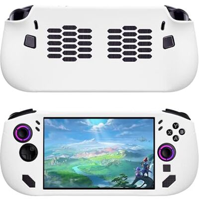 kwmobile Custodia flessibile in silicone compatibile con Lenovo Legion Go S 2025 Cover protettiva per console portatile – bianco kwmobile Custodia flessibile in silicone compatibile con Lenovo Legion Go S 2025 Cover protettiva per console portatile – bianco