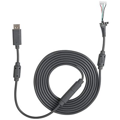 VBESTLIFE Cavo per 360, adattatore di rottura del cavo di sostituzione del cavo del controller di gioco USB a 5 pin per 360 (grigio) VBESTLIFE Cavo per 360, adattatore di rottura del cavo di sostituzione del cavo del controller di gioco USB a 5 pin per 360 (grigio)