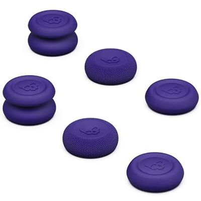 Generic Set di tappi per impugnatura del pollice per Rog Ally/Steam Deck, impugnature in silicone per impugnatura del joystick, tappi per impugnatura del controller della console di gioco (Viola) Generic Set di tappi per impugnatura del pollice per Rog Ally/Steam Deck, impugnature in silicone per impugnatura del joystick, tappi per impugnatura del controller della console di gioco (Viola)