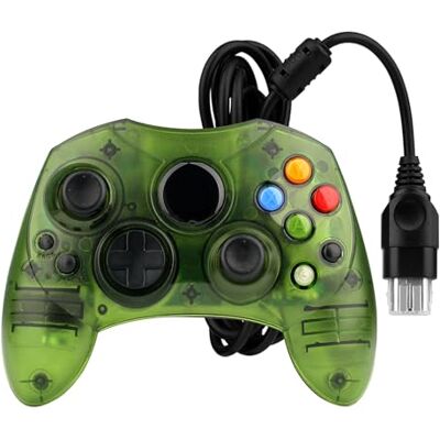 OSTENT Controllore Cablato Gamepad Joystick S Type 2 A per Microsoft Old Generation Xbox Console Videogiochi Colore Verde OSTENT Controllore Cablato Gamepad Joystick S Type 2 A per Microsoft Old Generation Xbox Console Videogiochi Colore Verde