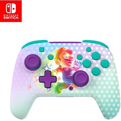 Turtle Beach Rematch Invincible Mario Controller da gaming wireless per Nintendo Switch. Funziona anche con Nintendo Switch 2 Pulsante C non disponibile. Turtle Beach Rematch Invincible Mario Controller da gaming wireless per Nintendo Switch. Funziona anche con Nintendo Switch 2 Pulsante C non disponibile.