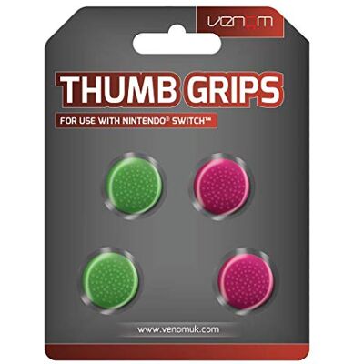 Venom Joy Con & Pro Controller Thumb Grips Pink/Green (Nintendo Switch) Venom Joy Con & Pro Controller Thumb Grips Pink/Green (Nintendo Switch)