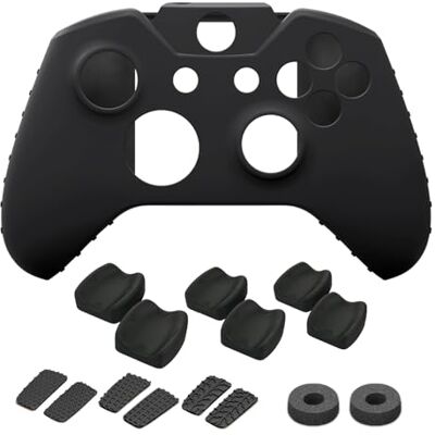 NITHO FPS Precision Kit per Controller Xbox One, Include Silicone Cover, Anelli di Precisione, 3 Misure di Copri Levette Analogiche, Puntali in Gomma, Migliora il Controllo del Gioco Per Xbox One NITHO FPS Precision Kit per Controller Xbox One, Include Silicone Cover, Anelli di Precisione, 3 Misure di Copri Levette Analogiche, Puntali in Gomma, Migliora il Controllo del Gioco Per Xbox One