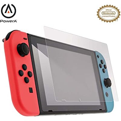 PowerA , kit di protezione per lo schermo di Nintendo Switch (confezione da 2) + Panno per la pulizia Licenza ufficiale PowerA , kit di protezione per lo schermo di Nintendo Switch (confezione da 2) + Panno per la pulizia Licenza ufficiale