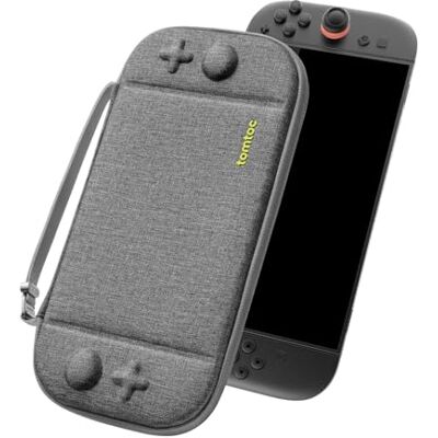 tomtoc Custodia per Nintendo Switch 2 (2025), Borsa da Trasporto per Console con 12 Cartucce di Gioco, Slim Carry Case Sottile da Viaggio con Brevetto Originale e Protezione di livello Militare tomtoc Custodia per Nintendo Switch 2 (2025), Borsa da Trasporto per Console con 12 Cartucce di Gioco, Slim Carry Case Sottile da Viaggio con Brevetto Originale e Protezione di livello Militare