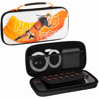 Konix Naruto Shippuden Custodia protettiva e da trasporto per console Nintendo Switch 2 Vano per accessori e 8 giochi Motivo Naruto Bianco Konix Naruto Shippuden Custodia protettiva e da trasporto per console Nintendo Switch 2 Vano per accessori e 8 giochi Motivo Naruto Bianco